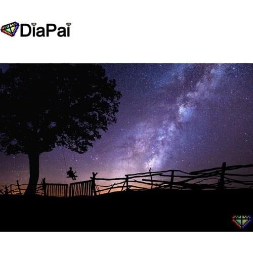 DIAPAI 5D DIY Diamond Painting 100% Full Square/Round Drill "Tree scenery" Diamond Embroidery Cross Stitch 3D Decor A23357