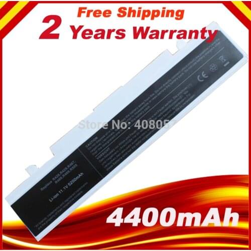 White Laptop Battery For Samsung R428 R429 R430 R620 R719 R720 R780 R528 R517 R520 R465 R466 R467 R468 R470 R478