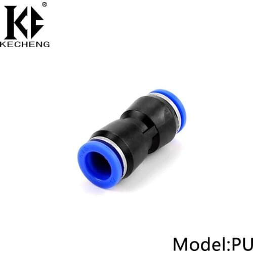 Free Shipping 1PC Straight Type PU PE PY PV Pneumatic Push In Fittings For Air Water Hose and Tube Connector 4 to 16mm