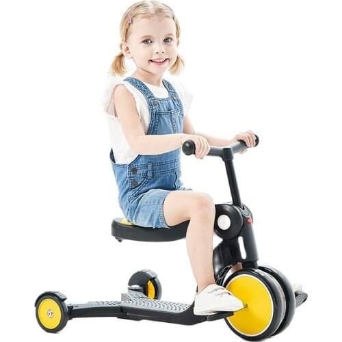 USA fast ship ! 5-in-1 children scooter 1-6 years old baby balance bike multifunctional child tricycle