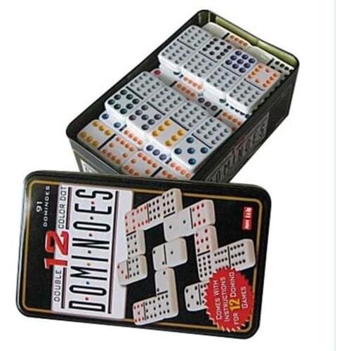 Domino 12 Presented in a metal box