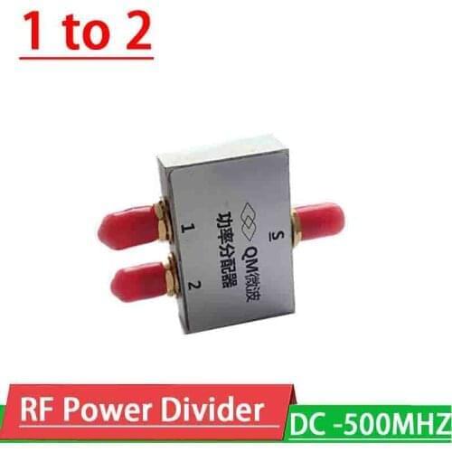 DC-500Mhz Power Divider RF power splitter 1 to 2 Power Divider Combiner for UHF 433M transceiver Ham Radio amplifier