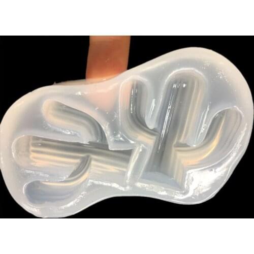 Cactus Silicone Mold Mobile Phone Shell Key Chain Accessories 16295