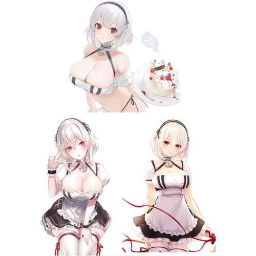 Hot Cartoon Bikini Maid Ohisashiburi Anime Girl Car Vinyl Sticker Skateboard Decal Vinyl Cover Scratches PVC Auto Decoration