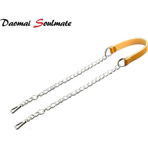 Matte Flat Chain Clip Hook shoulder Handles for Obag Faux Leather Handle for O Bag Handbag accessories