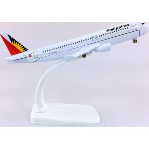 16CM Philippines airline Aircraft Model 1:400 Airbus320-200 model W base alloy airplane collectible display toy collection Gift