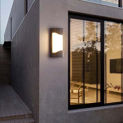 Outdoor wall lamps waterproof outdoor simple European balcony stairs aisle garden and terrance decoracion terraza exterior