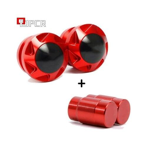 One Pair With LOGO Z900 Swingarm Spools screws & Tires Valves Tyre Stem Cover Air Caps For KAWASAKI z900 Z 900 2017-2020 2019