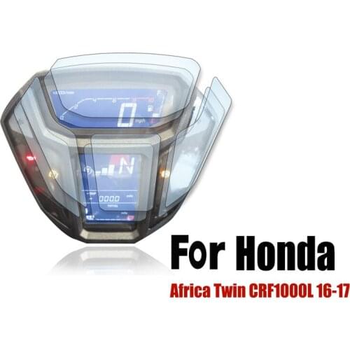 Motorcycle Digital Display LCD Odometer For HONDA Africa Twin CRF1000L 2016-2017 Protective Film Speedometer Screen Protector