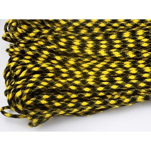4MM 100Meters 550 7 Core Strand Parachute Cord Paracords Rope Outdoor Camping Climbing Rope Hiking Clothesline Bracelet Paracord