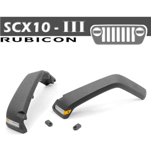 Front fender with light for Axial AXI03007 SCX10 III JeepWrangler rc car parts