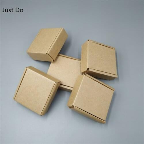 13*12*5cm Kraft Paper Mailing Box Express Transportation Corrugated Packing Box 130*120*50mm