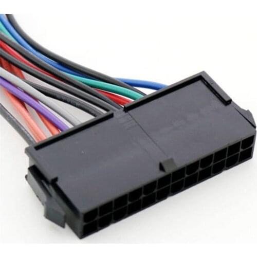Durable 24 Pin to 14 Pin PSU- Main Power Supply ATX. Adapter Cable for Lenovo IBM Male Adapter to Female
