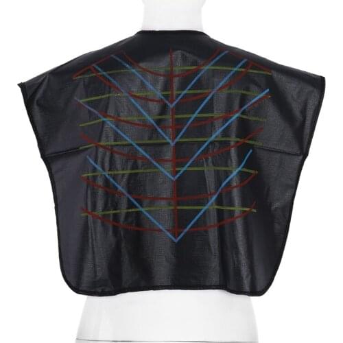 Professional Nylon Wrap Hair Cutting Cape Salon Hairdressing Hairdresser Gown Barber Cloth Black New