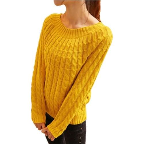 Pullover Female Korean Version Retro Sweater Women Large Size Jumper Loose Bottoming Shirt Sweaters Clothing Vestidos MMY200