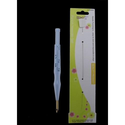 Adjustable Punch Needle Stitching Kit Rug Yarn Needle Embroidery Pen Felting Threader Needles TB Sale