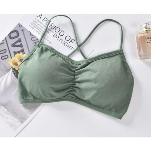 Sexy Tube Top Fashion Seamless Bras Cross Beauty Back Wrapped Chest Girl Underwear