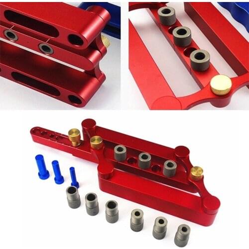 6/8/10mm Drilling Tools Self Centering Dowelling Jig Metric Dowel For Woodworking Wood Working Joinery Punch Locator set