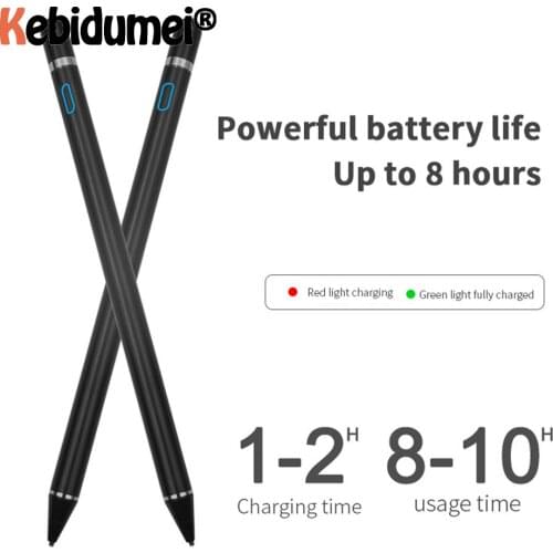 Top 2 in 1 Stylus Pen Drawing Tablet Capacitive Screen Caneta Touch Pen For iPad Pro 11 12.9 7th 8th Mini 5 Air 3 4 Universal