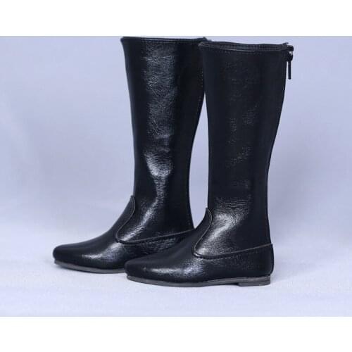 BJD doll shoes are suitable for 1/3 Uncle size fashion tall sexy slim boots dominie long flat boots joker mens classic black