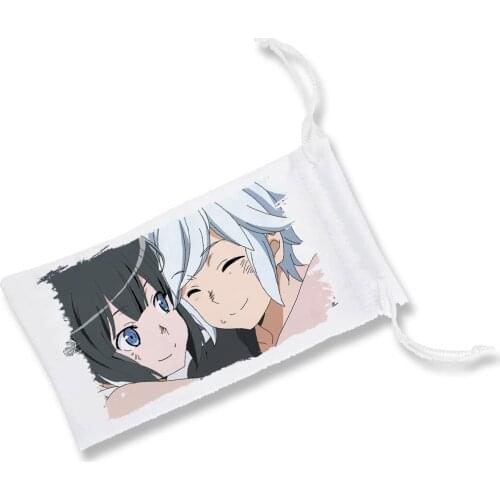 1 Case bag multipurpose DANMACHI ANIME HESTIA BELL glasses dice custom role color child girl drawing