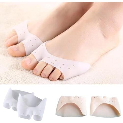 1 Pair Bunion Treatment Corrector Silicone Forefoot Pad Big Toe Separator Sleeve