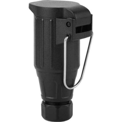 12V 13 Pin Plastic Trailer Plug Socket Wiring Connector Adapter for Caravan Towbar Towing