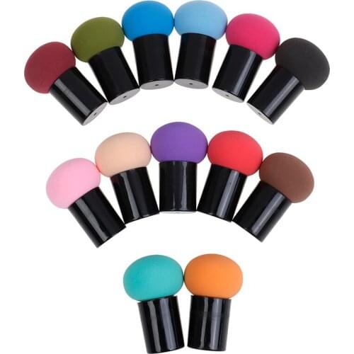 20pcs Professional Makeup Puff Foundation Powder Liquid Cream Sponge Smooth Mushroom Shape Cosmetic Puff Sponge Beauty Tools