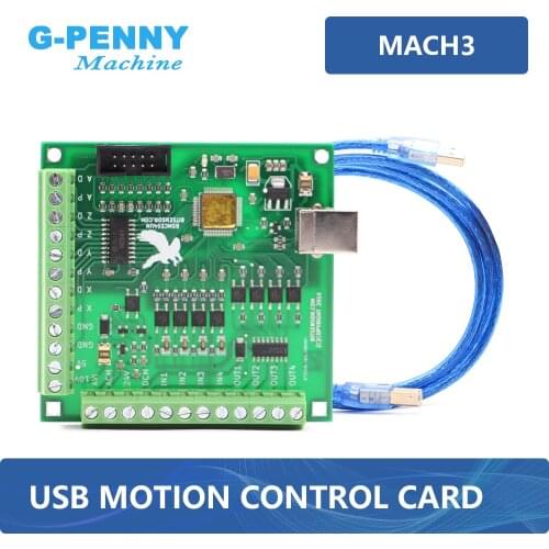4 Axis USB Motion Controller Interface Board MACH 3 system PWM control 100KHz , support Win XP, Win 7, Win 8
