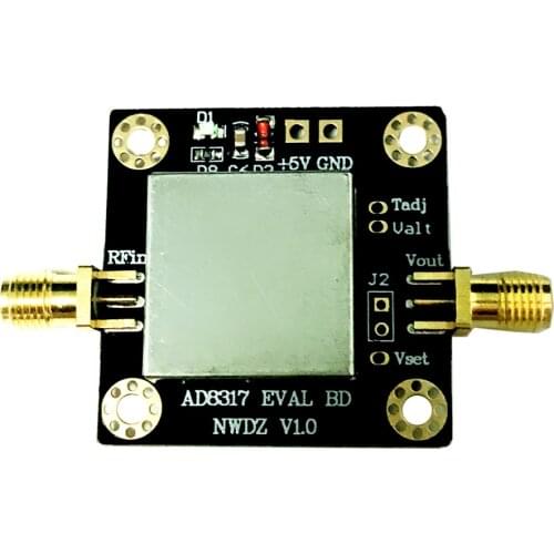 AD8317 Module 1M-10GHz 10000MHz 60dB Power Meter Logarithmic Detector Dynamic for Ham Radio Amplifiers