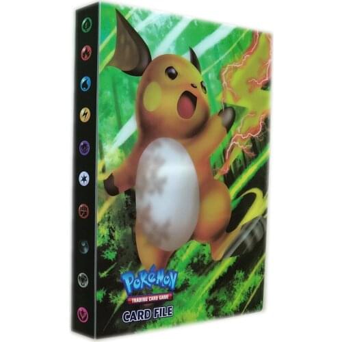 240Pcs Play cards Collectors Pokemons binder Album Toy Holder Pokemones Cards Album Book Top Loaded List Toys Gift for Children