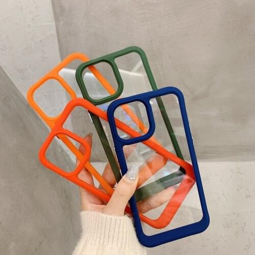 Armor Anti Shock Clear Case for iPhone 12 Pro Max XR 7 8 Plus Silicone Luxury Transparent Impact Phone Cover for iPhone 11 SE X