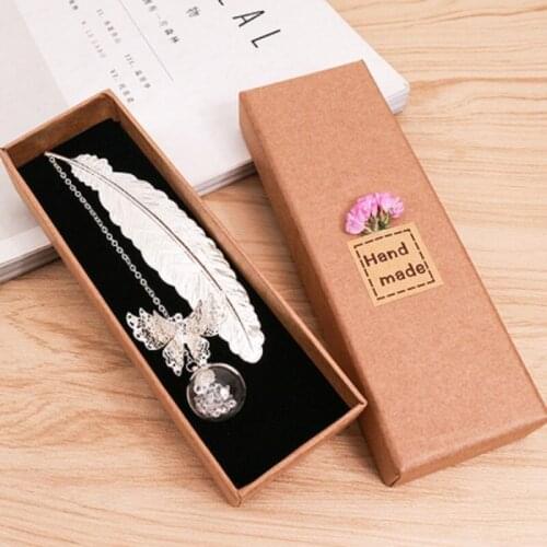 Butterfly Chinese Style Metal Feather Bookmark Stationery Book Folder Office School Exquisite School Supplies