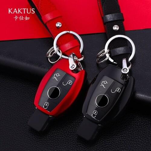 The Car Key Pack Fit for Benz C-class C200 / Gla220 / Glc260l / Gla Car Key Case Protection Case Free Shipping
