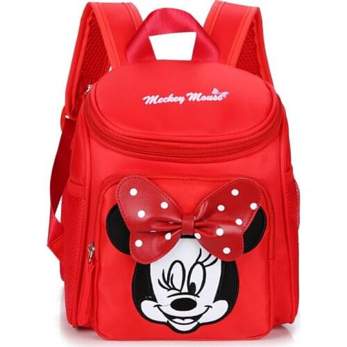 Disney Minnie Backpack 3D Cartoon Baby Backpacks kindergarten Schoolbag Kids Backpack Children School Bags Girls Boys Backpacks