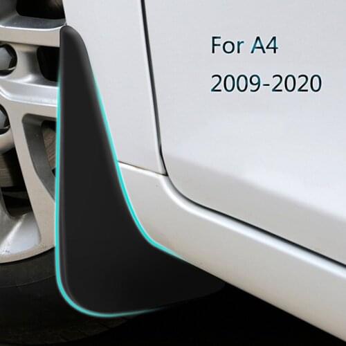 For Audi A4 B9 Mudguards 4 PCS Front Rear Car Mudflap Fender Mud Flaps Guard Splash Flap Fit A4 2009-2020 Car Accessories