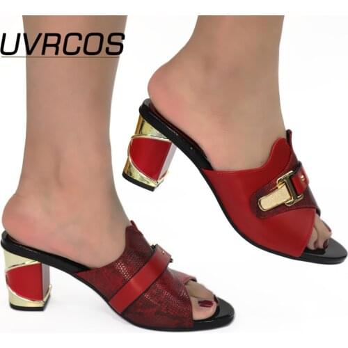 Nigerian Women Party Pumps High Heels Designer Shoes Women Luxury 2020 Italian In Women High Quality African Wedding Shoes