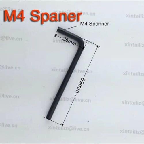 [M4 Spanner]wardrobe sliding door window roller M4 Spanner Hexagonal socket wrench for sliding roller