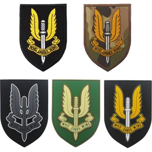 British Special Forces Exquisite Air Service regiment SAS Tactical Embroidered Patches Appliques