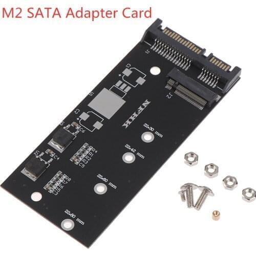 1set High Efficiency M.2 Nvme Ssd Convert Adapter Card Nvme/ahci Upgraded Kit For Sata Revision I/ii/iii (1.5/3.0/6.0 Gbps)