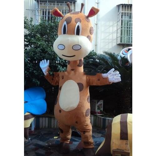 Cosplay Costumes Giraffe Mascot Costume Suits Cosplay Game High Quality Cartoon Character Clothing Halloween Xmas Adults Fursuit