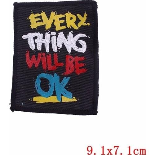 Pulaqi Fine Cool Punk Embroidered Patches for Clothes Letter Bikers Patch Iron On Coat Jeans Hats Appliques Diy Sew on Parches H