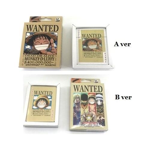 [MYKPOP]ONE PIECE Paper Poker Fine Art Paper, Luffy Zoro Chopper Fans Collection Amine SC20041711