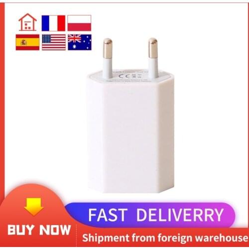 USB Wall Charger Charger Adapter 5V 1A Single USB Port Quick Charger Socket for iPhone 7/6S/6S Plus/6 Plus