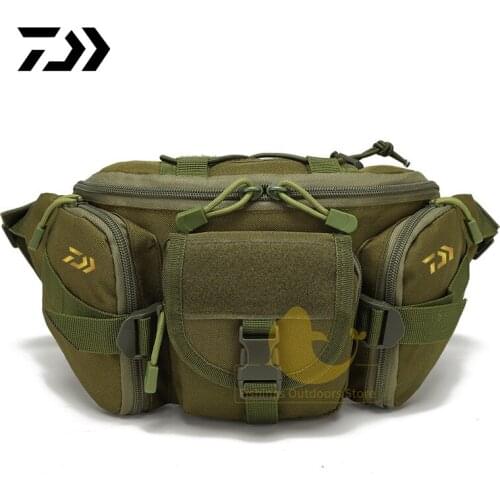 Daiwa New Outdoor Sports Waterproof Pockets Fishing Multifunctional Chest Pockets Men and Women Camouflage Tactical Pockets