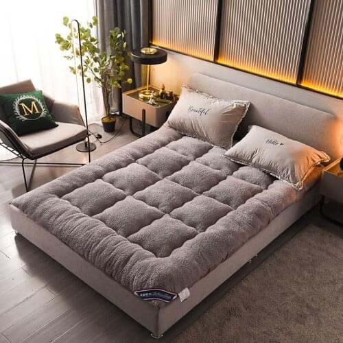 New super warm winter cashmere mattress thickened warm mattress student dormitory single double soft mattress