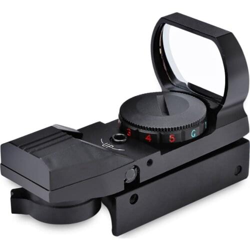 Hunting Riflescope Tactical Holographic Reflex Red Green Dot Optics Sight Scope 20mm Rifle Gun Airsoft Tactical Sniper