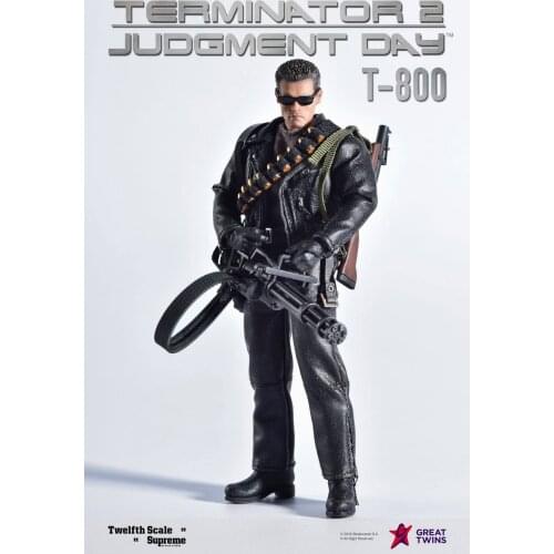 Great Twins 1/12th Scale Terminator 2: Judgement Day T-800 Arnold Action Figure