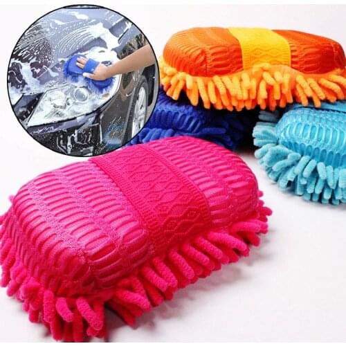Car Window Body Wash Cleaning Glove Soft Wool Car Motor Motorcycle Brush Washer Auto Car Care Cleaning Tool Brushes Accessories