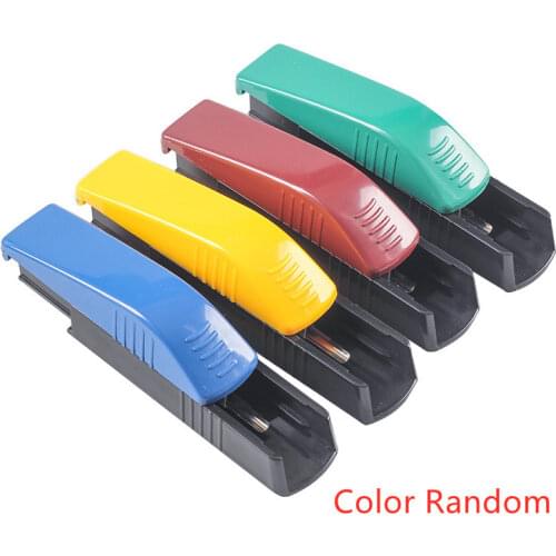 Portable 6.5mm/8mm Manual Cigarette Rolling Machine Tobacco Injector Single Tube Cigarette Filling Roller Maker Smoking Tool